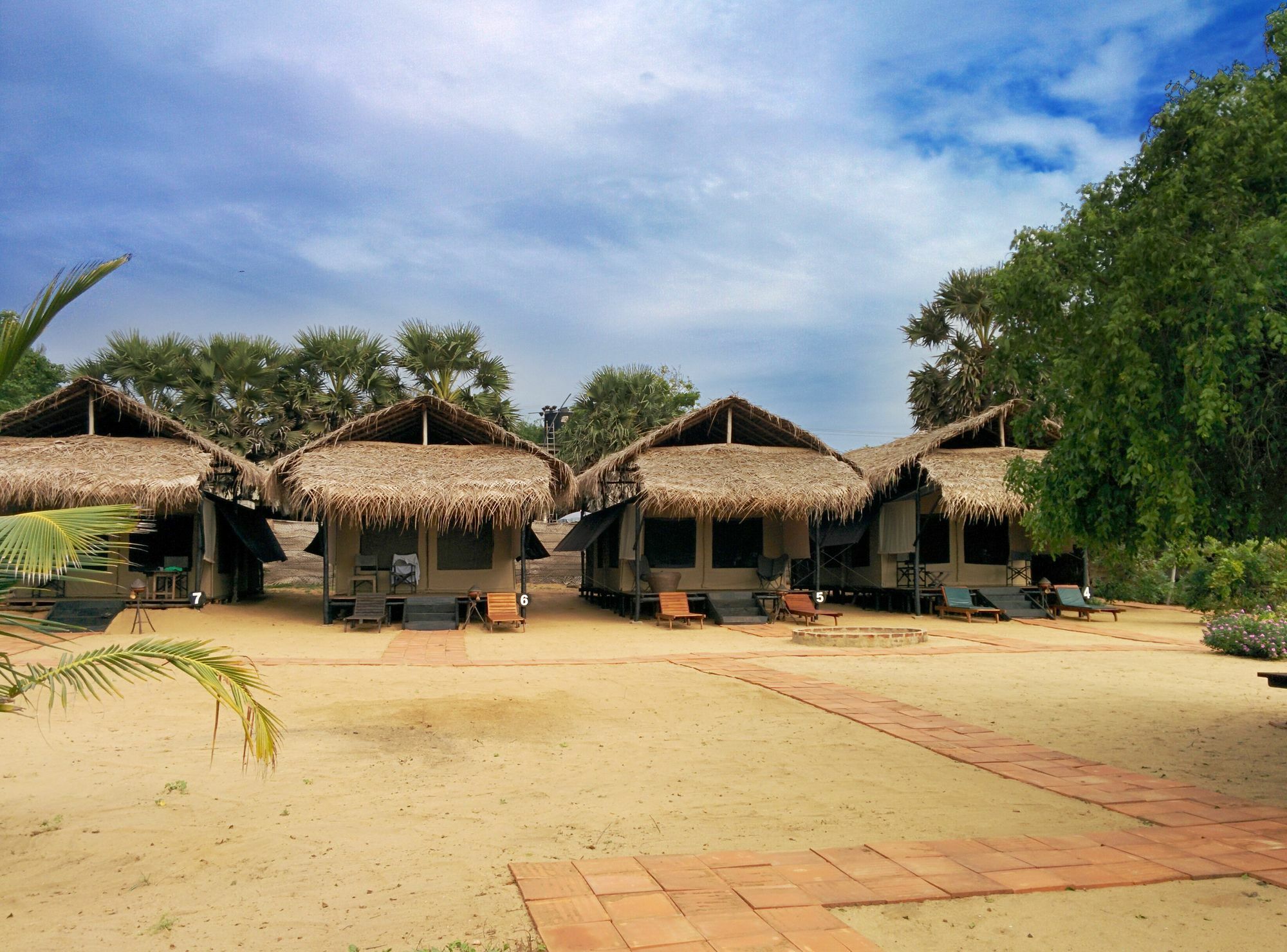 The Beach Camp Yala Kirinda  Eksteriør bilde